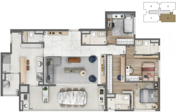 Imagem Cobertura com 3 Quartos à Venda, 224 m² em Santo Amaro - São Paulo