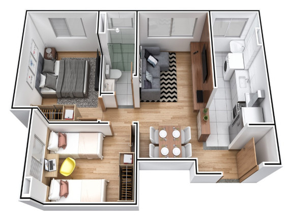 Imagem Imóvel com 2 Quartos à Venda, 43 m² em Itaquera - São Paulo