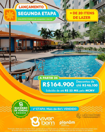 Imagem Apartamento com 2 Quartos à Venda, 45 m² em Luiz Gonzaga - Caruaru