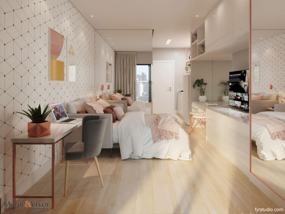 Imagem Imóvel com 1 Quarto à Venda, 22 m² em Centro - Curitiba
