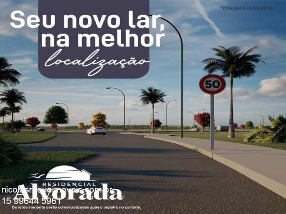 Terreno à Venda, 140 m² em Residencial Alvorada - Boituva