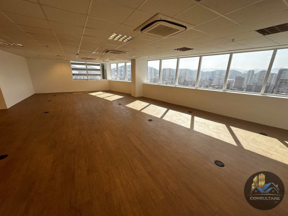 Imagem Sala Comercial para Alugar, 163 m² em Gonzaga - Santos Imagem Sala Comercial para Alugar, 163 m² em Gonzaga - Santos