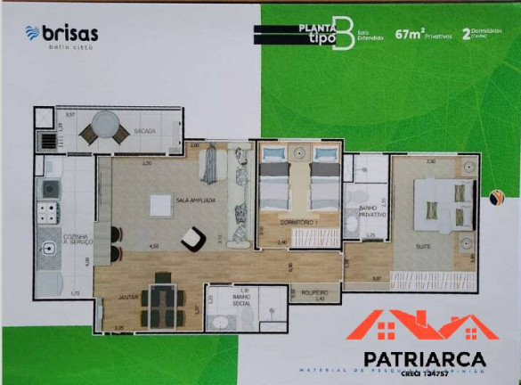 Imagem Apartamento com 3 Quartos à Venda, 66 m² em Parque Industrial - Campinas Imagem Apartamento com 3 Quartos à Venda, 66 m² em Parque Industrial - Campinas