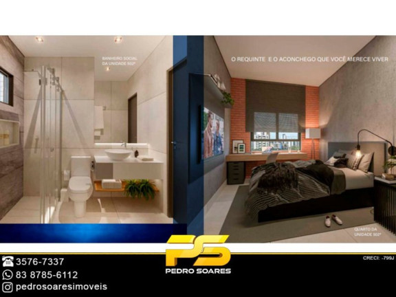 Imagem Apartamento com 2 Quartos à Venda, 52 m² em Portal Do Sol - João Pessoa
