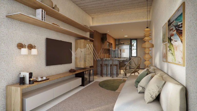 Imagem Apartamento com 1 Quarto à Venda, 32 m² em Praia Do Patacho - Porto De Pedras