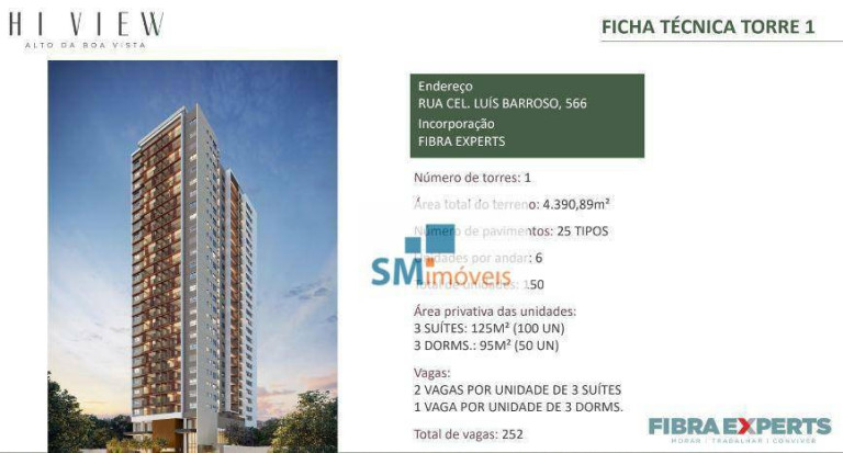 Apartamento com 3 Quartos à Venda, 95 m² em Alto Da Boa Vista - São Paulo
