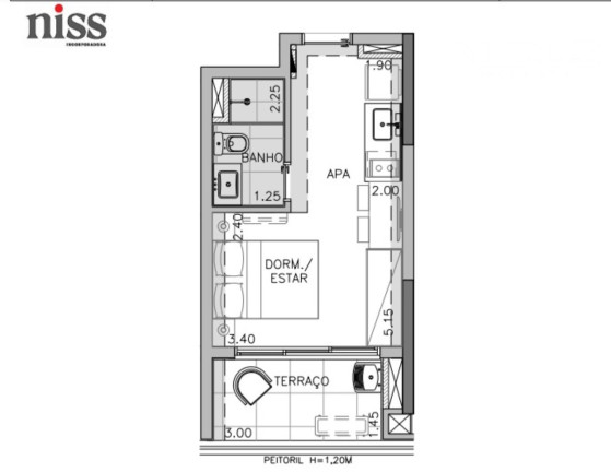 Imagem Flat com 1 Quarto à Venda, 22 m² em Perdizes - São Paulo Imagem Flat com 1 Quarto à Venda, 22 m² em Perdizes - São Paulo