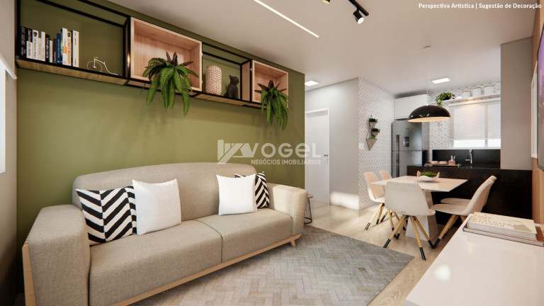 Imagem Apartamento com 2 Quartos à Venda, 48 m² em São Jorge - Novo Hamburgo