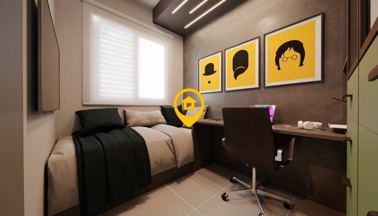 Apartamento com 1 Quarto à Venda, 38 m² em Santa Cruz Do José Jacques - Ribeirão Preto