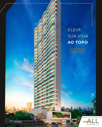 Apartamento com 2 Quartos à Venda, 54 m² em Aldeota - Fortaleza