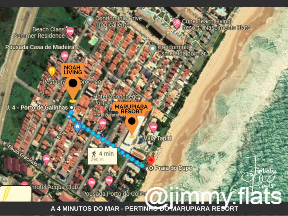 Imagem Apartamento com 1 Quarto à Venda, 20 m² em Porto De Galinhas - Ipojuca
