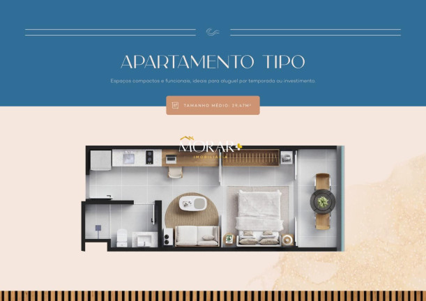Imagem Flat à Venda, 26 m² em Passagem - Cabo Frio Imagem Flat à Venda, 26 m² em Passagem - Cabo Frio