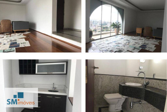 Apartamento com 4 Quartos para Alugar, 240 m² em Granja Julieta - São Paulo
