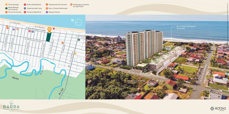 Apartamento com 2 Quartos à Venda, 52 m² em Barra Do Saí - Itapoá