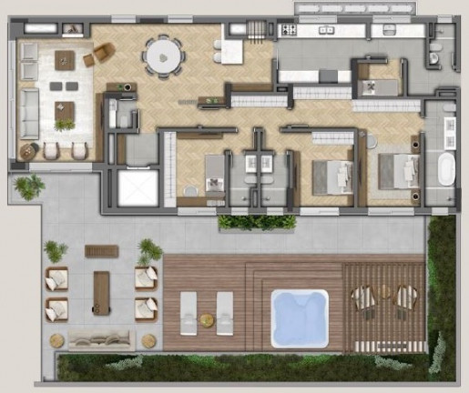 Imagem Apartamento com 3 Quartos à Venda, 155 m² em Mont Serrat - Porto Alegre