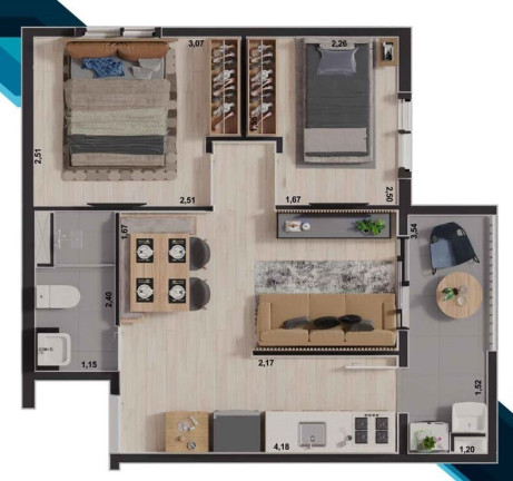 Imagem Apartamento com 1 Quarto à Venda, 32 m² em Ipiranga - São Paulo