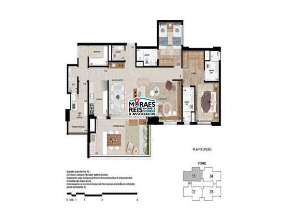 Imagem Apartamento com 3 Quartos à Venda, 153 m² em Vila Gertrudes - São Paulo Imagem Apartamento com 3 Quartos à Venda, 153 m² em Vila Gertrudes - São Paulo