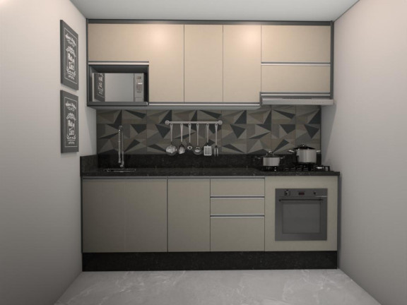 Imagem Apartamento com 2 Quartos à Venda, 60 m² em Vila Linda - Santo André