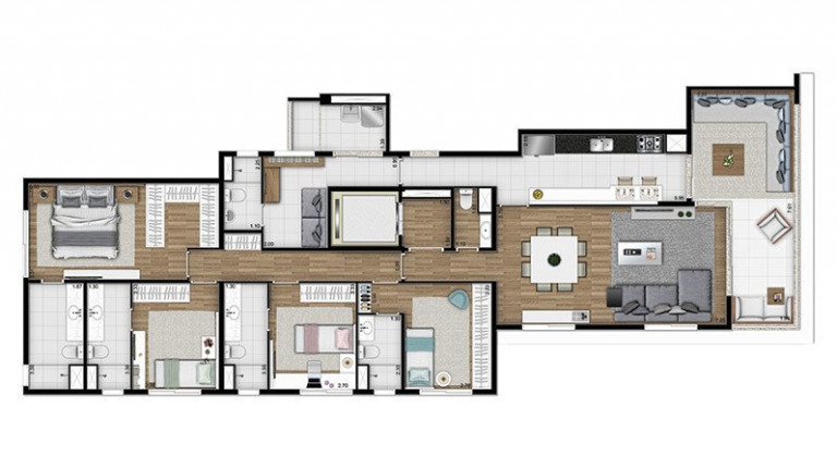 Imagem Apartamento com 4 Quartos à Venda, 206 m² em Perdizes - São Paulo