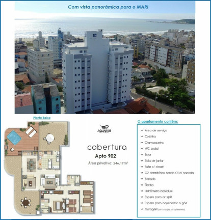 Imagem Apartamento com 3 Quartos à Venda, 121 m² em Mar Grosso - Laguna