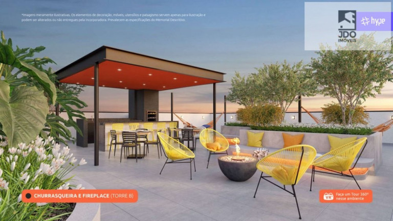 Imagem Apartamento com 1 Quarto à Venda, 25 m² em Novo Mundo - Curitiba