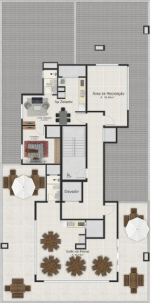 Imagem Apartamento com 2 Quartos à Venda, 44 m² em Centro - Tramandaí