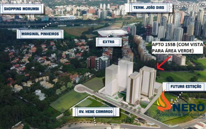 Imagem Imóvel com 2 Quartos à Venda, 42 m² em Paraíso Do Morumbi - São Paulo Imagem Imóvel com 2 Quartos à Venda, 42 m² em Paraíso Do Morumbi - São Paulo