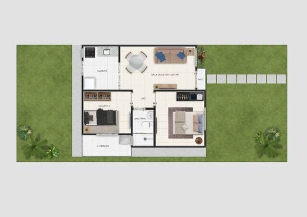 Imagem Casa com 2 Quartos à Venda, 119 m² em Mangabeira - Feira De Santana Imagem Casa com 2 Quartos à Venda, 119 m² em Mangabeira - Feira De Santana
