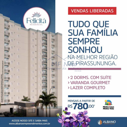 Imagem Apartamento com 2 Quartos à Venda, 43 m² em Felicita Residencial - Pirassununga