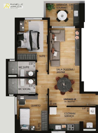 Imagem Apartamento com 2 Quartos à Venda, 60 m² em Aeroclube - João Pessoa Imagem Apartamento com 2 Quartos à Venda, 60 m² em Aeroclube - João Pessoa