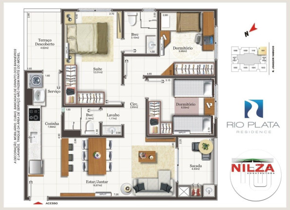 Imagem Apartamento com 3 Quartos à Venda, 166 m² em Capoeiras - Florianópolis