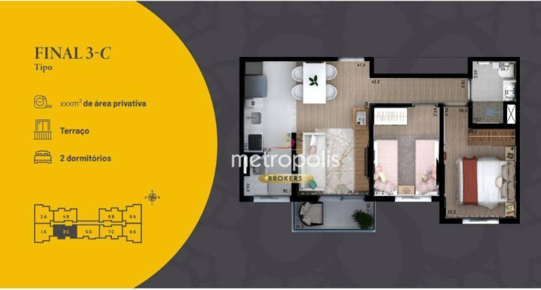 Imagem Apartamento com 2 Quartos à Venda, 46 m² em Utinga - Santo André Imagem Apartamento com 2 Quartos à Venda, 46 m² em Utinga - Santo André