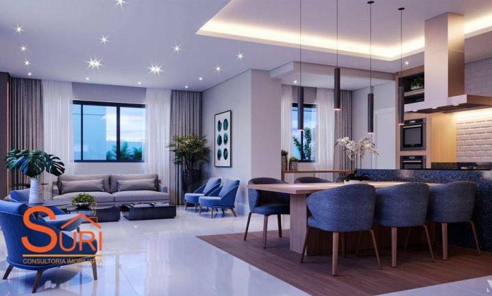 Imagem Apartamento com 3 Quartos à Venda, 113 m² em Vila Bastos - Santo André
