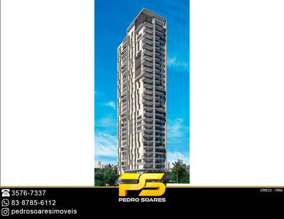 Imagem Apartamento com 3 Quartos à Venda, 98 m² em Manaíra - João Pessoa