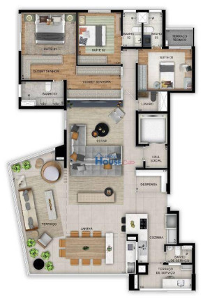 Imagem Apartamento com 3 Quartos à Venda, 195 m² em Vila Madalena - São Paulo Imagem Apartamento com 3 Quartos à Venda, 195 m² em Vila Madalena - São Paulo
