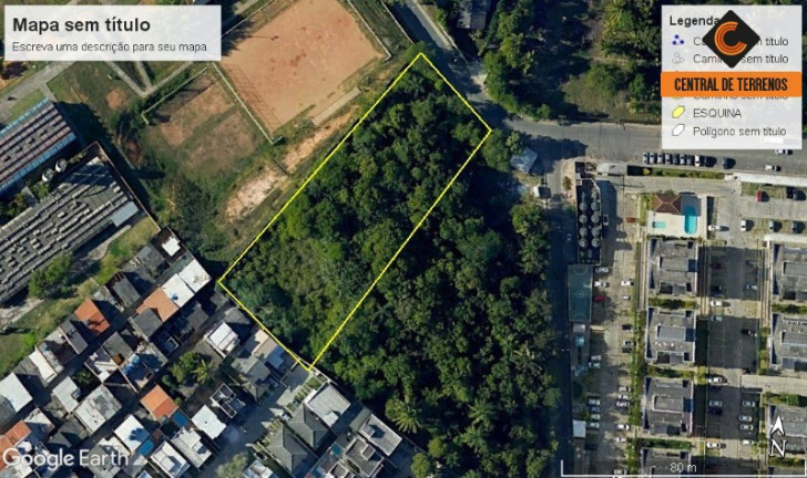 Imagem Terreno à Venda, 4.107 m² em Caji - Lauro De Freitas Imagem Terreno à Venda, 4.107 m² em Caji - Lauro De Freitas