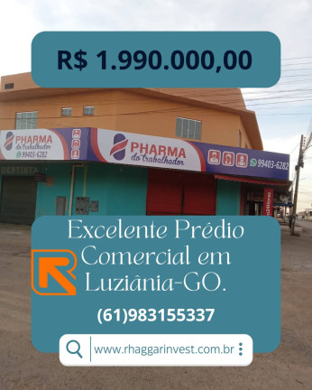 Sala Comercial à Venda, 270 m² em Parque Estrela Dalva I - Luziânia
