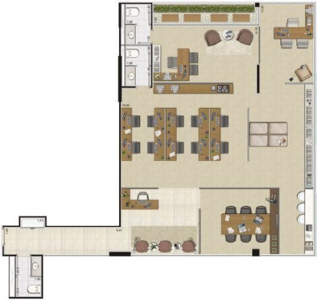 Imagem Sala Comercial à Venda, 73 m² em Bethaville I - Barueri Imagem Sala Comercial à Venda, 73 m² em Bethaville I - Barueri