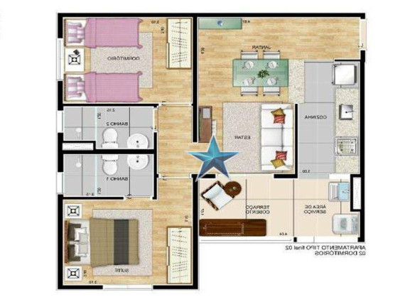 Imagem Imóvel com 2 Quartos à Venda, 57 m² em Brasilândia - São Paulo Imagem Imóvel com 2 Quartos à Venda, 57 m² em Brasilândia - São Paulo