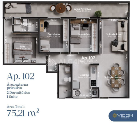 Imagem Apartamento com 3 Quartos à Venda, 90 m² em Altiplano Cabo Branco - João Pessoa Imagem Apartamento com 3 Quartos à Venda, 90 m² em Altiplano Cabo Branco - João Pessoa