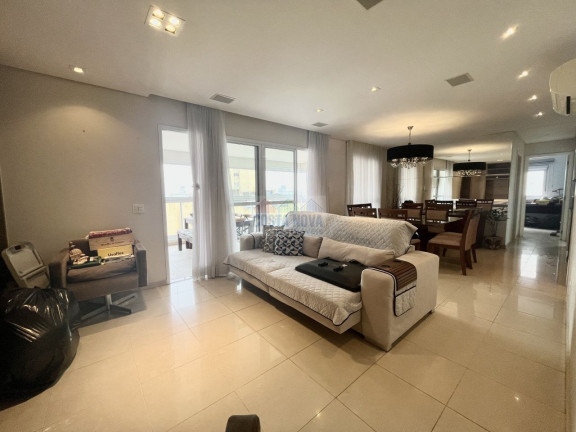 Apartamento com 3 Quartos para Alugar, 132 m² em Ponta Da Praia - Santos