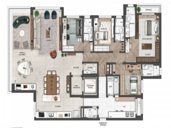 Imagem Apartamento com 4 Quartos à Venda, 220 m² em Vila Romana - São Paulo