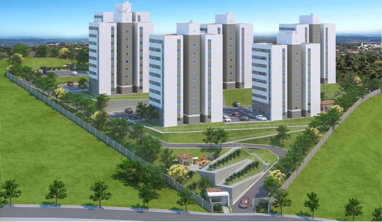 Imagem Apartamento com 2 Quartos à Venda, 43 m² em Cental Park - Vespasiano