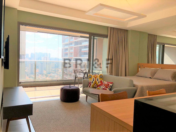 Imagem Apartamento com 1 Quarto à Venda, 43 m² em Brooklin - São Paulo Imagem Apartamento com 1 Quarto à Venda, 43 m² em Brooklin - São Paulo