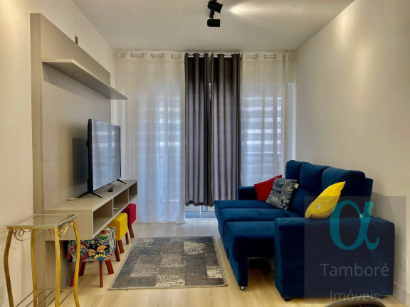 Imagem Apartamento com 1 Quarto para Alugar, 49 m² em Alphaville Centro Industrial E Empresarial/alphaville. - Barueri