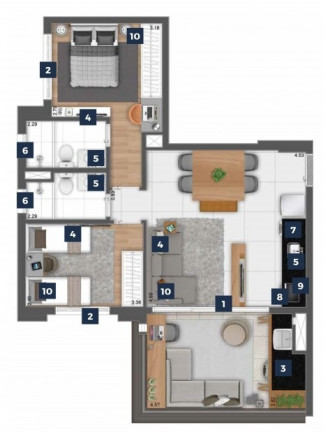 Imagem Apartamento com 2 Quartos à Venda, 125 m² em Chácara Santo Antônio (zona Sul) - São Paulo