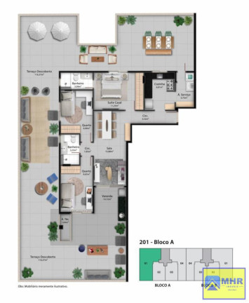 Imagem Apartamento com 2 Quartos à Venda, 67 m² em Jardim Camburi - Vitória Imagem Apartamento com 2 Quartos à Venda, 67 m² em Jardim Camburi - Vitória