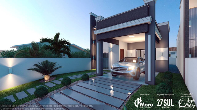 Imagem Casa com 3 Quartos à Venda, 90 m² em Bosque Da Mata - Tijucas