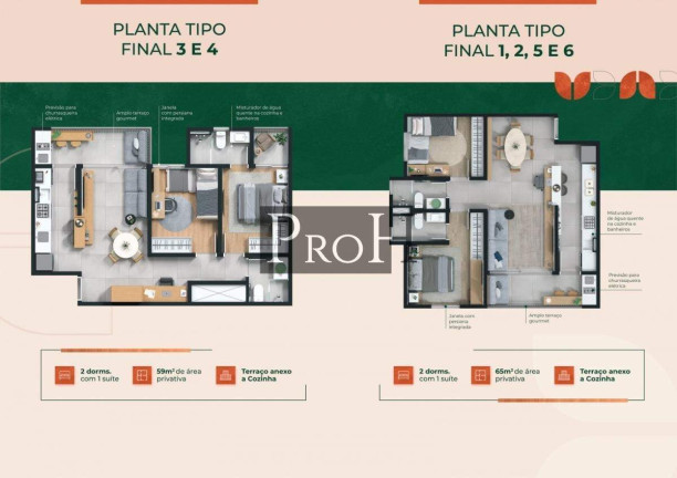 Apartamento com 2 Quartos à Venda, 65 m² em Jardim Do Mar - São Bernardo Do Campo