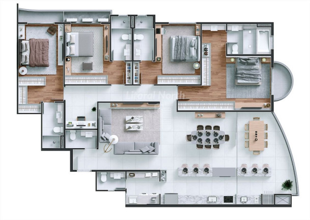 Imagem Apartamento com 3 Quartos à Venda, 180 m² em Praia Brava - Itajaí Imagem Apartamento com 3 Quartos à Venda, 180 m² em Praia Brava - Itajaí